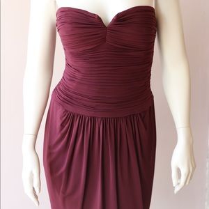 BCBG Maxazaria Maroon dress